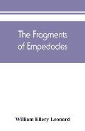 The fragments of Empedocles