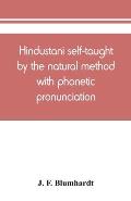 Hindustani self-taught by the natural method with phonetic pronunciation