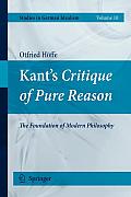 Kant's Critique of Pure Reason: The Foundation of Modern Philosophy