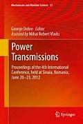 Power Transmissions: Proceedings of the 4th International Conference, Held at Sinaia, Romania, June 20 -23, 2012