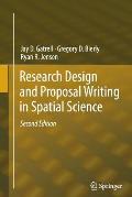 Research Design and Proposal Writing in Spatial Science: Second Edition