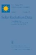 Solar Radiation Data: Proceedings of the EC Contractors' Meeting Held in Brussels, 20 November 1981