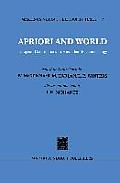 Apriori and World: European Contributions to Husserlian Phenomenology