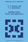 Subdifferentials: Theory and Applications