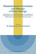 Photochemical Conversion and Storage of Solar Energy: Proceedings of the Eighth International Conference on Photochemical Conversion and Storage of So