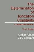 The Determination of Ionization Constants: A Laboratory Manual