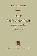 Art and Analysis: An Essay Toward a Theory in Aesthetics