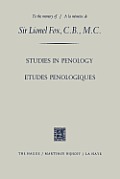 Etudes Penologiques Studies in Penology Dedicated to the Memory of Sir Lionel Fox, C.B., M.C. / Etudes Penologiques D?di?es ? La M?moire de Sir Lionel