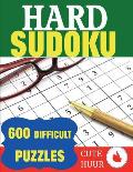 Hard Sudoku: 600 Difficult Puzzles