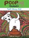 Pooping Animals: Adult Coloring Book