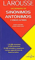 Diccionario de Sinonimos Antonimos E Ideas Afines Dictionary of Synonyms of Antonyms