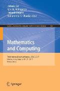Mathematics and Computing: Third International Conference, ICMC 2017, Haldia, India, January 17-21, 2017, Proceedings