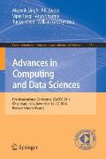 Advances in Computing and Data Sciences: First International Conference, Icacds 2016, Ghaziabad, India, November 11-12, 2016, Revised Selected Papers
