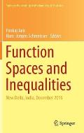 Function Spaces and Inequalities: New Delhi, India, December 2015