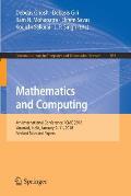 Mathematics and Computing: 4th International Conference, ICMC 2018, Varanasi, India, January 9-11, 2018, Revised Selected Papers