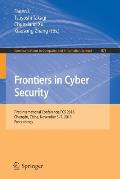 Frontiers in Cyber Security: First International Conference, Fcs 2018, Chengdu, China, November 5-7, 2018, Proceedings