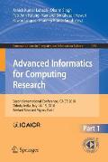 Advanced Informatics for Computing Research: Second International Conference, Icaicr 2018, Shimla, India, July 14-15, 2018, Revised Selected Papers, P