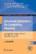 Advanced Informatics for Computing Research: Second International Conference, Icaicr 2018, Shimla, India, July 14-15, 2018, Revised Selected Papers, P