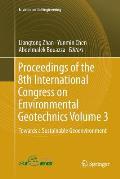 Proceedings of the 8th International Congress on Environmental Geotechnics Volume 3: Towards a Sustainable Geoenvironment