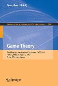 Game Theory: Third East Asia International Conference, Eagt 2019, Fuzhou, China, March 7-9, 2019, Revised Selected Papers