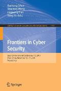 Frontiers in Cyber Security: Second International Conference, Fcs 2019, Xi'an, China, November 15-17, 2019, Proceedings