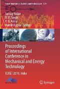 Proceedings of International Conference in Mechanical and Energy Technology: Icmet 2019, India