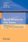 Recent Advances in Data Science: Third International Conference on Data Science, Medicine, and Bioinformatics, Idmb 2019, Nanning, China, June 22-24,