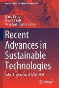 Recent Advances in Sustainable Technologies: Select Proceedings of Icast 2020