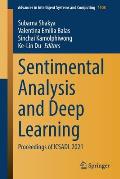 Sentimental Analysis and Deep Learning: Proceedings of Icsadl 2021