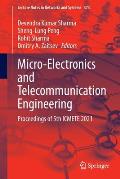 Micro-Electronics and Telecommunication Engineering: Proceedings of 5th Icmete 2021