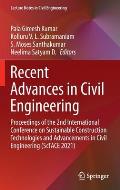 Recent Advances in Civil Engineering: Proceedings of the 2nd International Conference on Sustainable Construction Technologies and Advancements in Civ