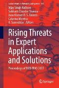 Rising Threats in Expert Applications and Solutions: Proceedings of Ficr-Teas 2022