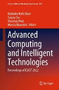 Advanced Computing and Intelligent Technologies: Proceedings of Icacit 2022