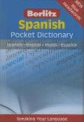Berlitz Spanish Pocket Dictionary Spanish English Ingles Espanol