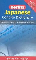 Berlitz Concise Japanese Dictionary