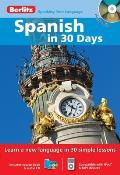 Spanish in 30 Days with Paperback Book