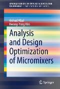 Analysis and Design Optimization of Micromixers