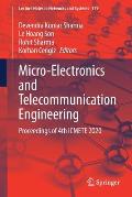 Micro-Electronics and Telecommunication Engineering: Proceedings of 4th Icmete 2020
