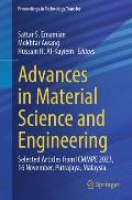 Advances in Material Science and Engineering: Selected Articles from Icmmpe 2023, 16-Nov, Putrajaya, Malaysia