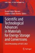 Scientific and Technological Advances in Materials for Energy Storage and Conversions: Select Proceedings of Flute 2023