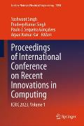 Proceedings of International Conference on Recent Innovations in Computing: Icric 2023, Volume 1
