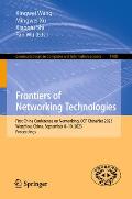 Frontiers of Networking Technologies: First China Conference on Networking, Ccf Chinanet 2023, Wenzhou, China, September 8-10, 2023, Proceedings