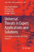 Universal Threats in Expert Applications and Solutions: Proceedings of 3rd Uni-Teas 2024, Volume 2