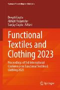 Functional Textiles and Clothing 2023: Proceedings of 3rd International Conference on Functional Textiles & Clothing 2023