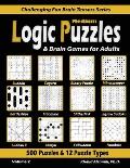 Medium Logic Puzzles & Brain Games for Adults: 500 Puzzles & 12 Puzzle Types (Sudoku, Fillomino, Battleships, Calcudoku, Binary Puzzle, Slitherlink, S