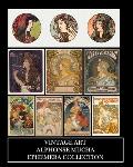 Vintage Art: Alphonse Mucha Ephemera Collection: Art Nouveau Prints and Collage Sheets