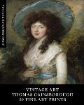 Vintage Art: Thomas Gainsborough: 20 Fine Art Prints: Portrait Ephemera for Framing, Home Decor and Scrapbooks