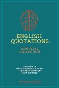 English Quotations Complete Collection: Volume IV