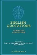 English Quotations Complete Collection: Volume II