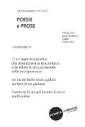 POESIE e PROSE: TRE SILLOGI Umanit? debole, Sgabei, Via d'uscita